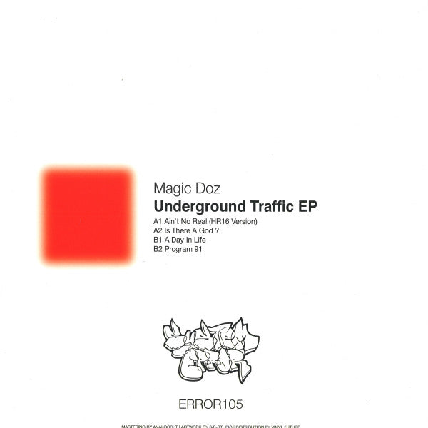 Magic Doz - Underground Traffic — back sleeve