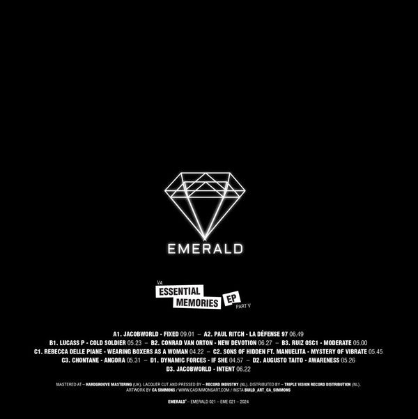 Various - Essential Memories EP Part V — back sleeve