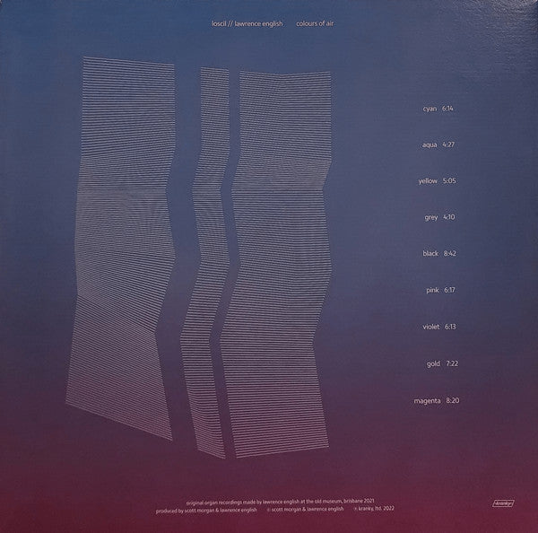 Loscil // Lawrence English - Colours Of Air — back sleeve