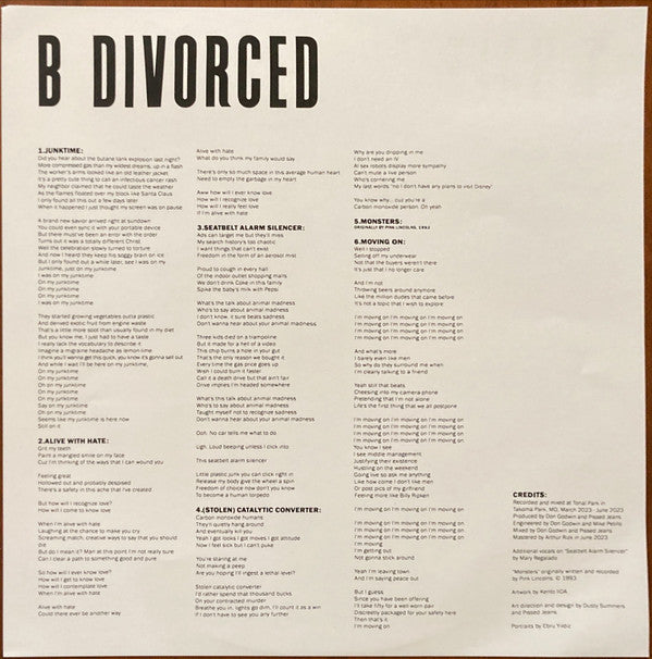 Pissed Jeans : Half Divorced (LP, Spo)