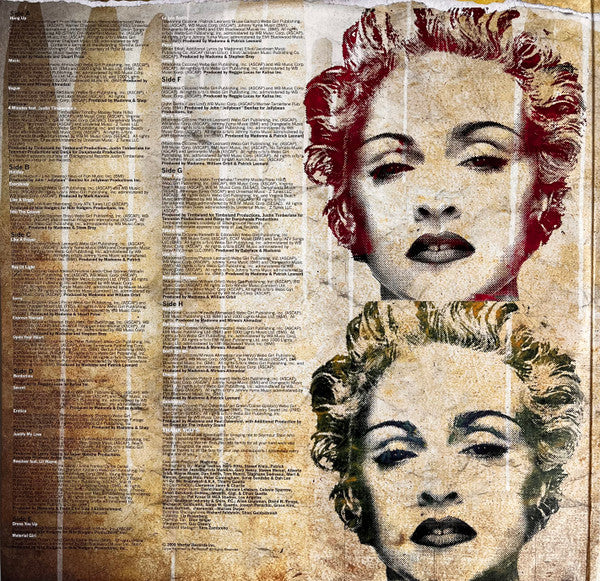 Madonna - Celebration — back sleeve