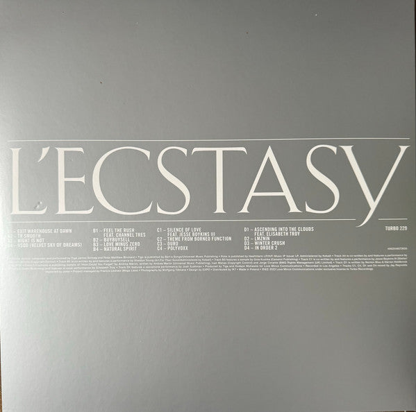 Tiga And Hudson Mohawke - L'Ecstasy — back sleeve