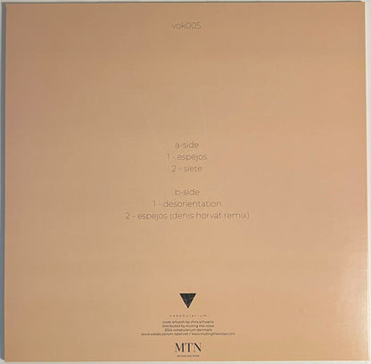 Agustin Giri - Espejos (12", EP) (Mint (M))
