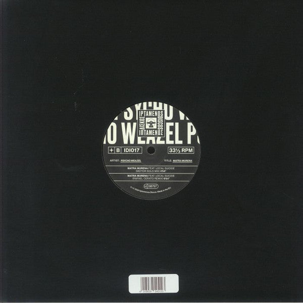 Psycho Weazel : Mains D'Argile (12", Ltd, Num)