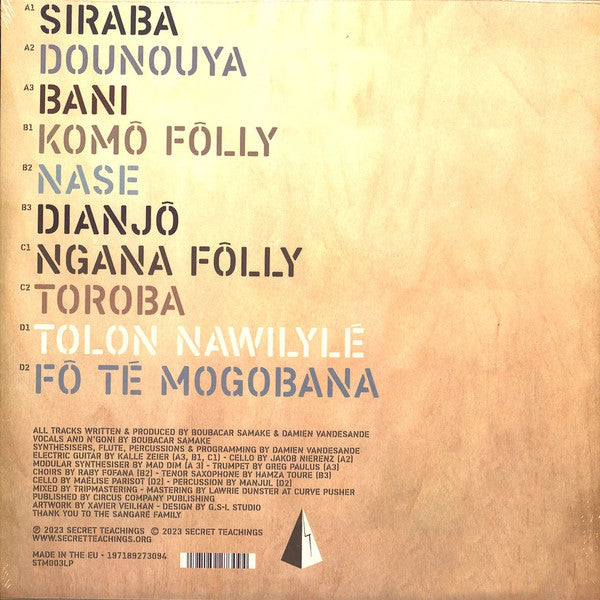 Siraba - Siraba — back sleeve