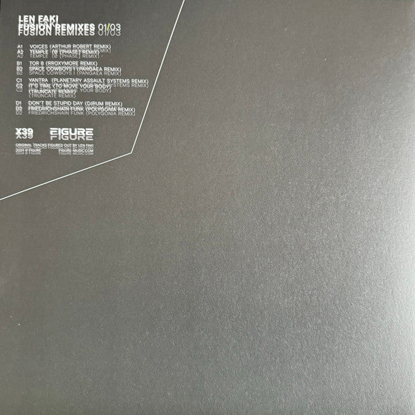 Len Faki : Fusion Remixes 01/03 (2x12", EP)