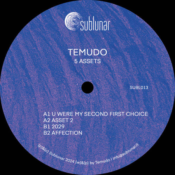 Temudo - 5 Assets — back sleeve
