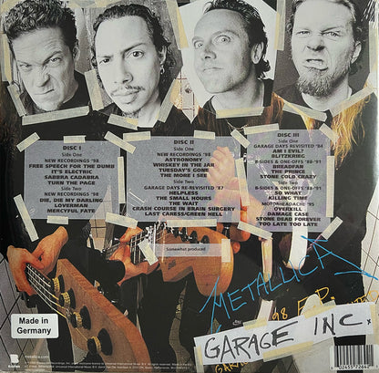 Metallica : Garage Inc. (LP, Album + 2xLP, Comp + Ltd, RE, Blu)