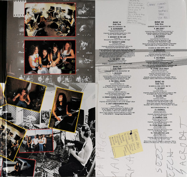 Metallica : Garage Inc. (LP, Album + 2xLP, Comp + Ltd, RE, Blu)