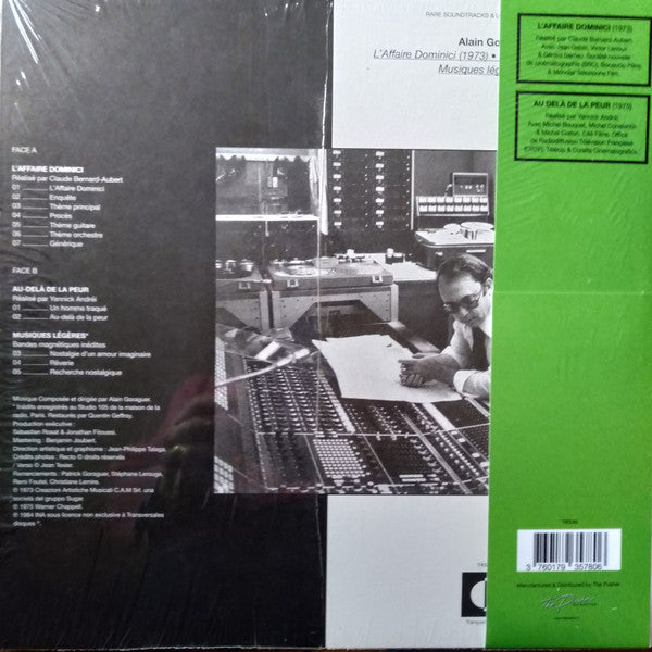 Alain Goraguer - Rare Soundtracks & Lost Tapes (1973 - 1984) — back sleeve