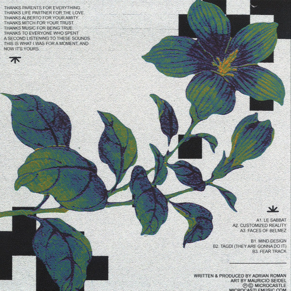 Adrian Roman - This Is What I Was For A Moment (White Vinyl) — back sleeve