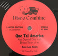 Dos Hombres Sonido : Que Tal America (Dave Lee Mixes) (12", Ltd, Promo)
