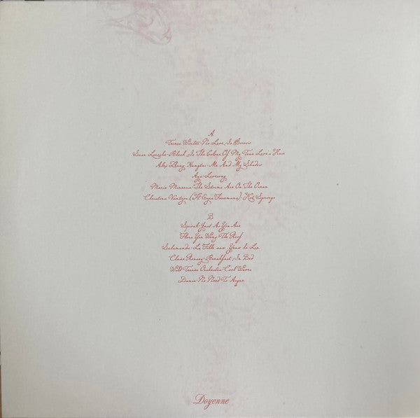 Various - Venus Rising From The Sea — back sleeve