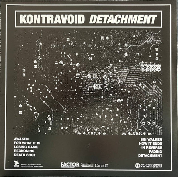 Kontravoid - Detachment — back sleeve