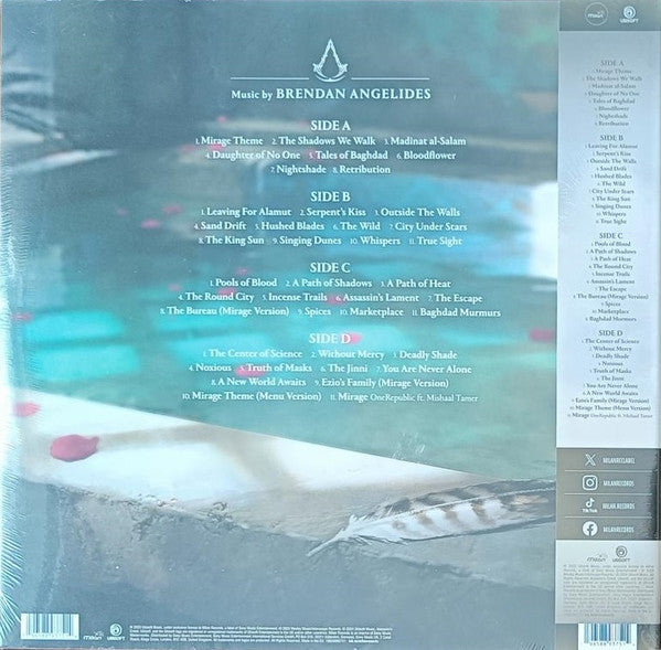 Brendan Angelides - Assassin's Creed Mirage (Original Soundtrack) — back sleeve