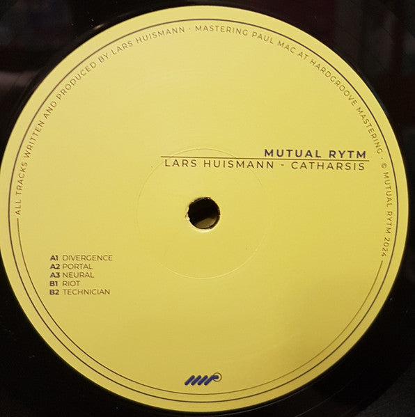Lars Huismann : Catharsis (12", EP, Ltd)
