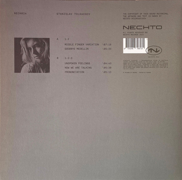 Stanislav Tolkachev - NECH024 — back sleeve