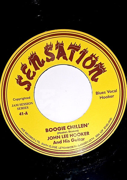 John Lee Hooker - Boogie Chillen' / Boogie Chillen' #2 — back sleeve
