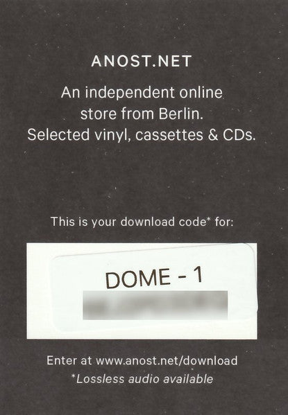 Dome : Dome 1 (LP, RM, RP)