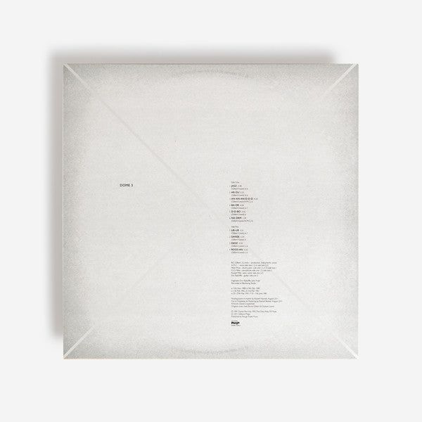 Dome - Dome 3 — back sleeve