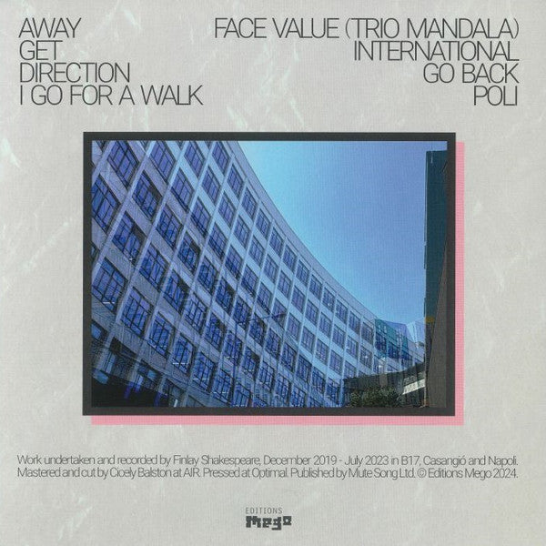 Finlay Shakespeare - Directions Out Of Town — back sleeve