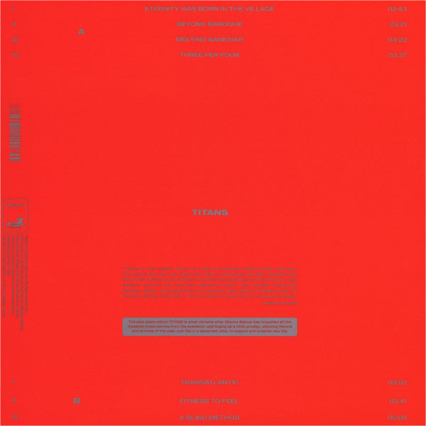 Mischa Blanos : Titans (LP, Album, Ltd, Ora)