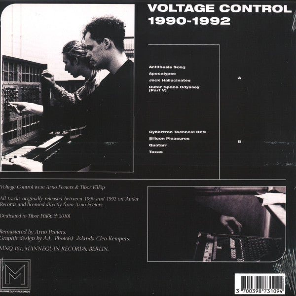 Voltage Control - Voltage Control 1990 - 1992 — back sleeve