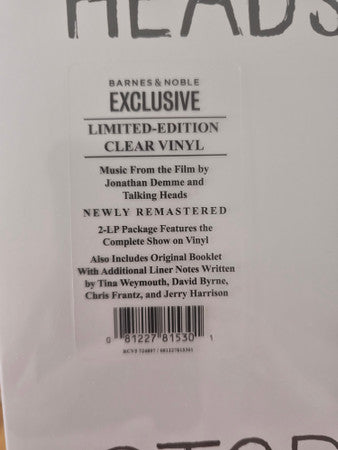 Talking Heads : Stop Making Sense (Music From A Film By Jonathan Demme And Talking Heads) (2xLP, Album, Ltd, RE, RM, Cle)