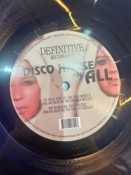 From House To Disco : Disco House For All (12")