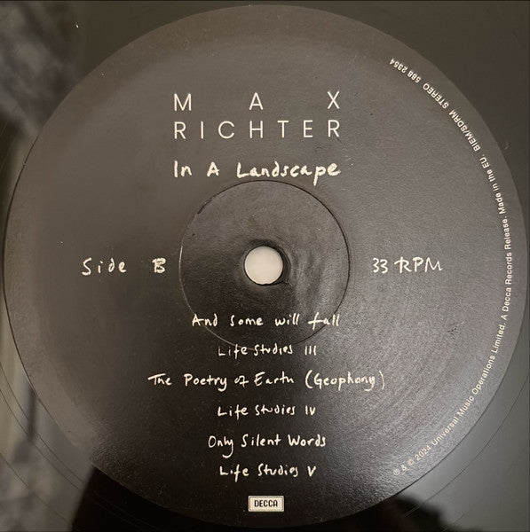 Max Richter : In A Landscape (2x12", Album)