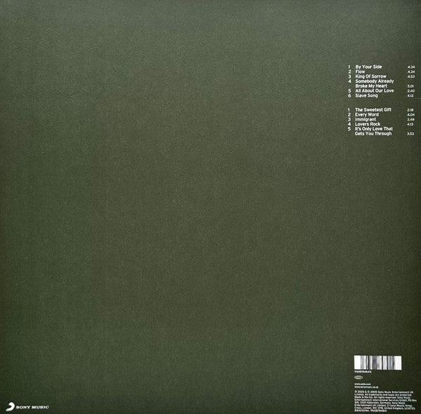 Sade - Lovers Rock — back sleeve