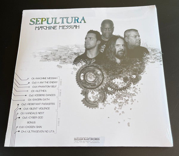 Sepultura - Machine Messiah — back sleeve