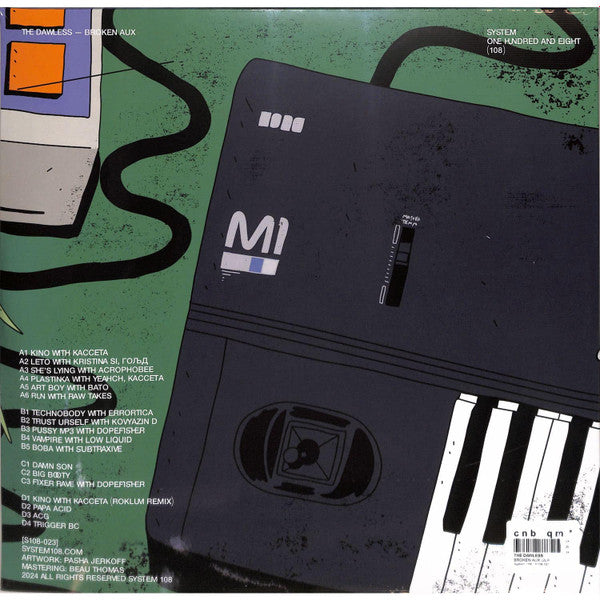 The Dawless - Broken Aux — back sleeve