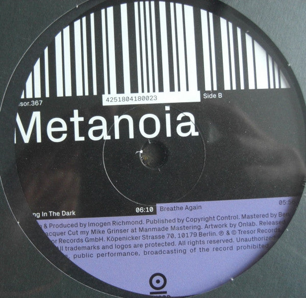 Imogen  - Metanoia — back sleeve