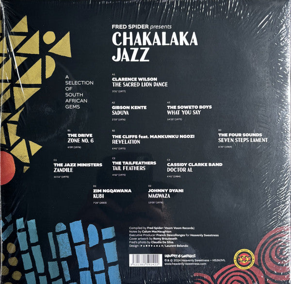 Fred Spider : Chakalaka Jazz (A Selection Of South African Gems) (2xLP, Comp, Gat)