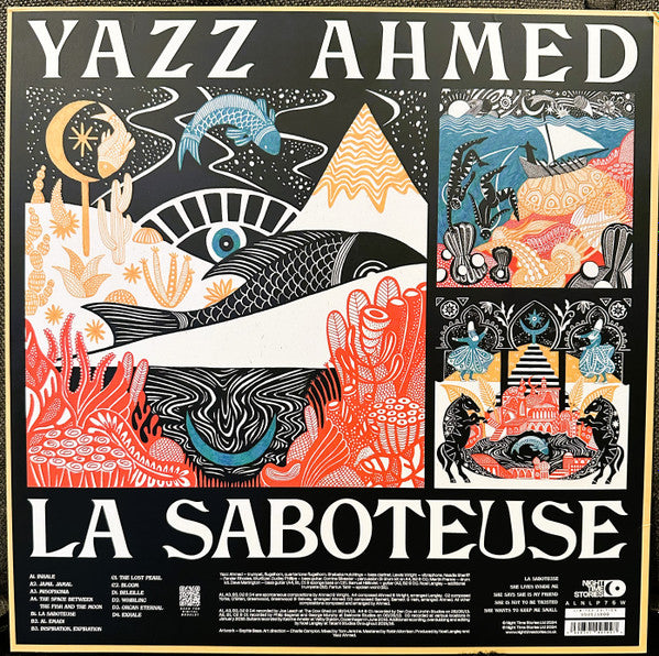 Yazz Ahmed - La Saboteuse — back sleeve