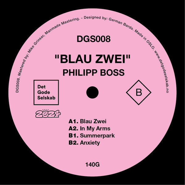 Philipp Boss : Blau Zwei (12", EP)