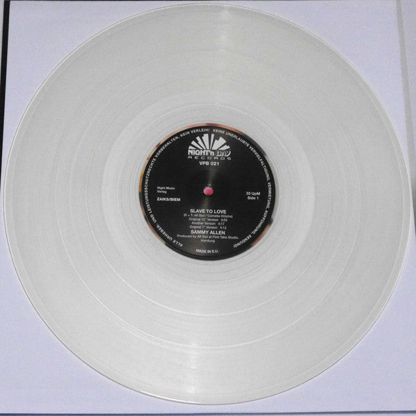 Sammy Allen : Slave To Love (12", Maxi, Ltd, Tra)