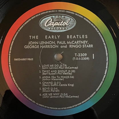 The Beatles : The Early Beatles (LP, Album, Comp, Mono, RE, 180)