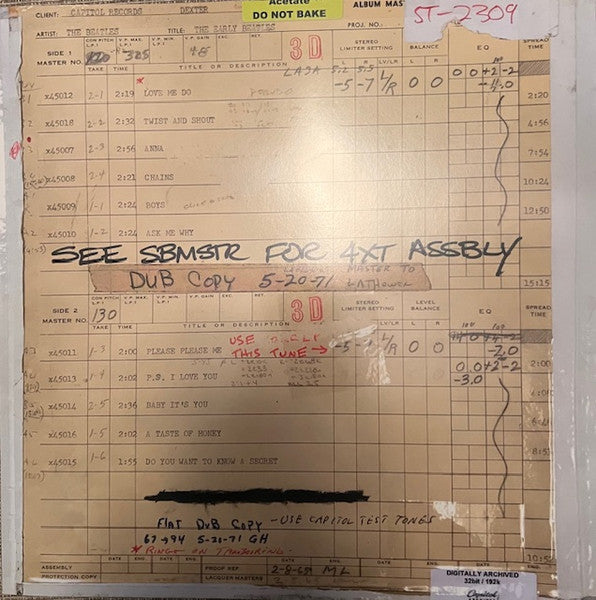 The Beatles : The Early Beatles (LP, Album, Comp, Mono, RE, 180)