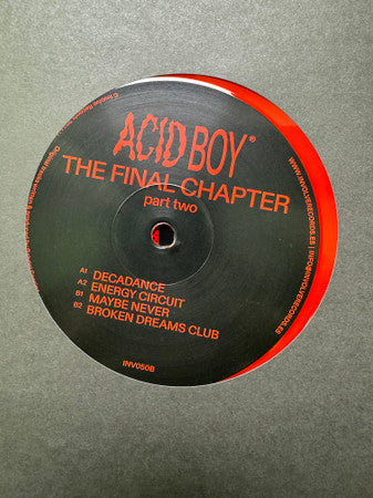 Regal (2) aka  AcidBoy : The Final Chapter (Part Two) (LP, Red)