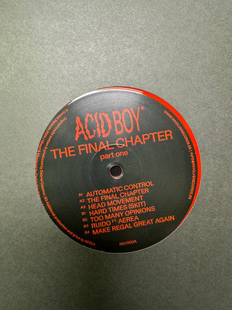 Regal (2) aka AcidBoy : The Final Chapter (Part One) (LP, Red)