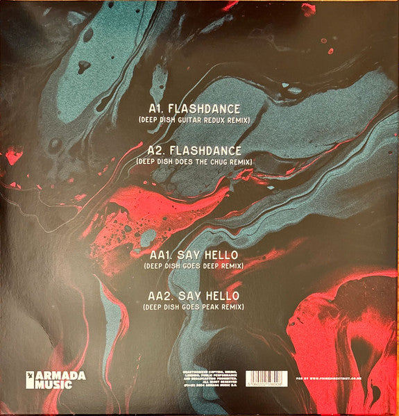 Deep Dish - Flashdance / Say Hello — back sleeve