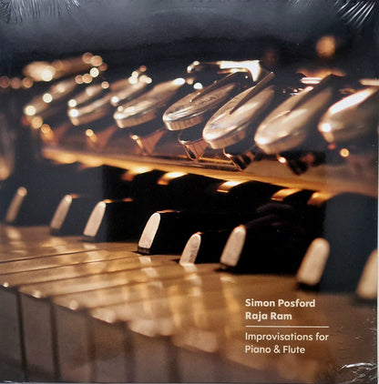 Simon Posford & Raja Ram : Improvisations For Piano & Flute (LP, Album, Gol)