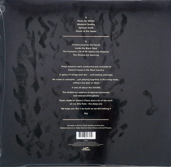 Simon Posford & Raja Ram - Improvisations For Piano & Flute — back sleeve