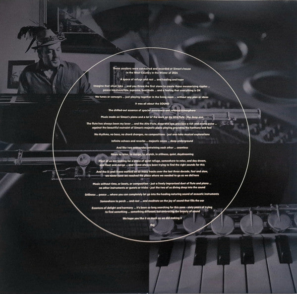 Simon Posford & Raja Ram : Improvisations For Piano & Flute (LP, Album, Gol)