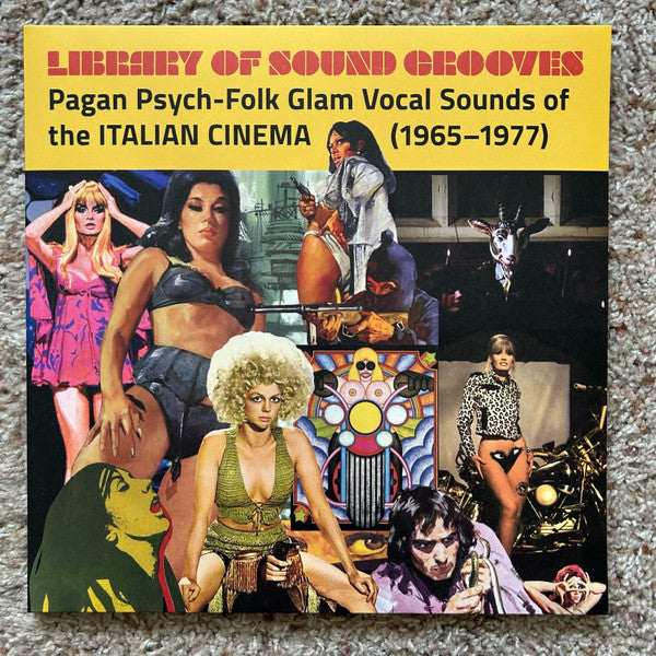 Various : Library Of Sound Grooves: Pagan Psych-Folk Glam Vocal Sounds Of The Italian Cinema (1965 - 1977) (2xLP, Comp, gat)