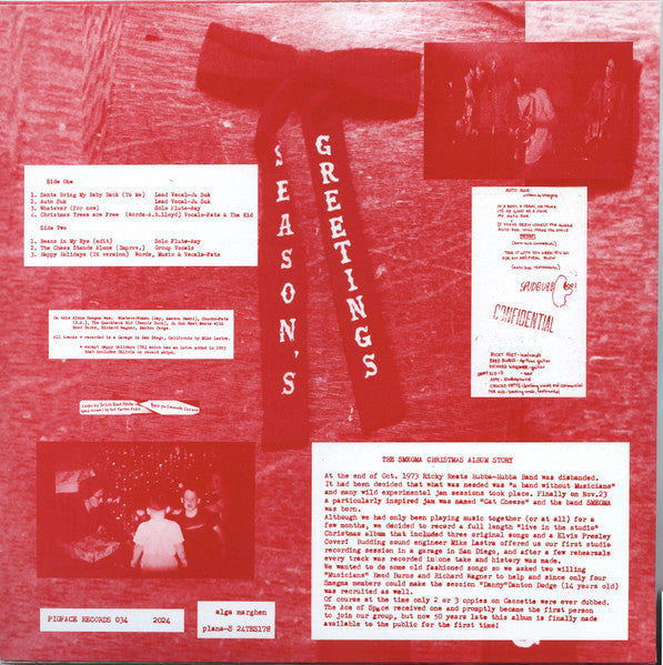 Smegma : The Smegma Christmas Album (LP, Album, Ltd)