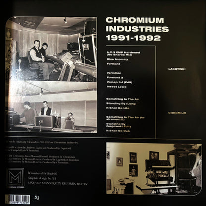 Lagowski, Chromium (2) : Chromium Industries 1991​-​1992 (2xLP, Comp, Ltd, S/Edition, Mar)