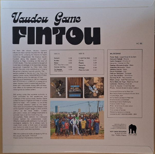 Vaudou Game - Fintou — back sleeve